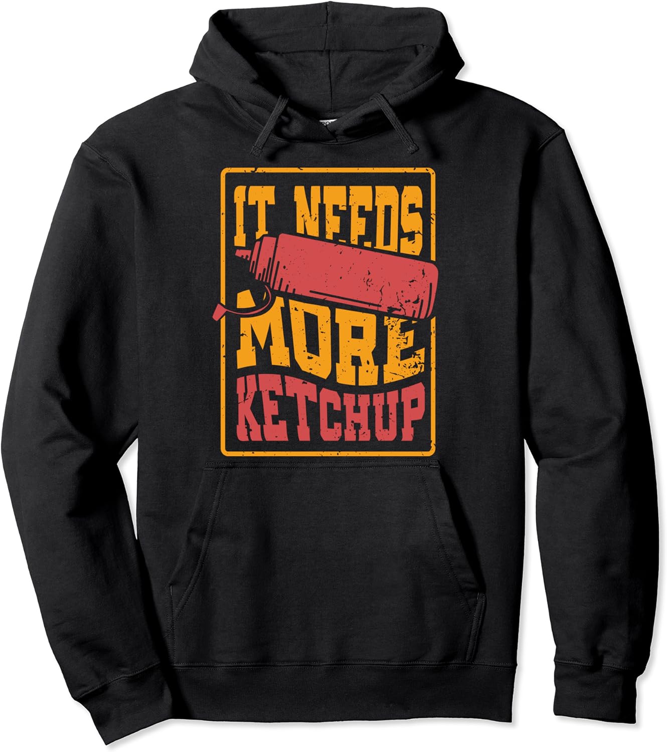 Funny Ketchup Lover Gift Retro Vintage Pullover Hoodie
